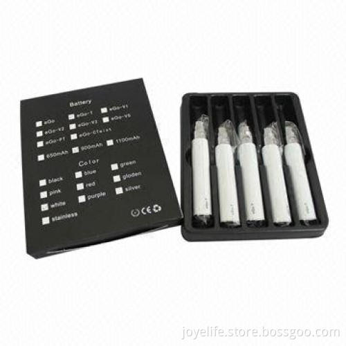 eGo-T Batteries with 650, 900, 1,100mAh, Sized 14 x 129/143/154mm